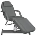 vidaXL Massagetisch Kosmetikliege Massageliege Kosmetikstuhl Beautyliege Therapieliege Massagebank Behandlungsliege Grau 180x62x(87-112) cm