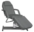 vidaXL Massageliege Massagetisch Grau 180x62x(87-112) cm