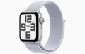 Apple Watch SE GPS, 44 mm Aluminiumgehäuse Silber, Sport Loop Blau #1907035