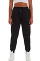 COMEOR Jogginghose Damen Baumwolle – Sporthose Frauen Trainingshose,Yogahose, Freizeithose Lang, Bequeme Laufhose mit Elastischem Rippbündchen, Jogging Sweatpants (Schwarz, XL)