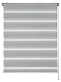 Doppelrollo Tilda, SCHÖNER WOHNEN-Kollektion, transparent, mit Bohren/ohne Bohren, freihängend, Klemmfix, geklemmt, silberne oder weiße Rollo-Technik