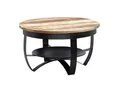 FineBuy Couchtisch 60 cm Wohnzimmertisch Holz Massiv Tisch Wohnzimmer Sofatisch