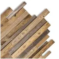 iWerk® – Naturbelassene Altholz Wandpaneele mit 3D-Effekt | Holzpaneele aus Europa | Einfache und schnelle Montage | Holz Wandverkleidung für Wohnzimmer, Schlafzimmer & Küche | Premium Echtholz
