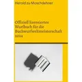Offiziell lizensiertes Wurfbuch für die Buchwurfweltmeisterschaft 2024 von Herold Zu Moschdehner / BoD - Books on Demand / Taschenbuch