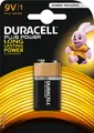 DURACELL Alkaline Batterie "PLUS POWER" E Block 9V 2er