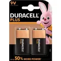 Duracell Duracell Plus Power Alkaline Batterien 9V (MN 1604) 2er Pack Batterie