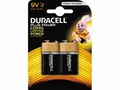 2x Duracell 9V Block Batterie Alkaline 6LR61 Plus Power im Blister 2er Pack