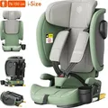 Daliya® JOYMAX i-Size Kindersitz, ISOFIX, Top Tether mit Warnmelder, für Kinder 76-150 cm, ab 15 Monaten, 9-36 kg, Autokindersitz | Grün - Grün