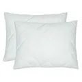 ZOLLNER Kopfkissen, Füllung: 100% Silikonisierte Polyesterhohlfaserbällchen, Seitenschläfer, Spar-Set, 35 x 45 cm, 50% Polyester, 50% Baumwolle, vom Hotelwäschespezialisten weiß 35 cm x 45 cm