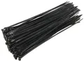 ChiliTec Kabelbinder 300mm x 4,8mm, schwarz 100er Pack, hohe Zugkraft, UV fest