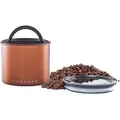Unknown Airscape Boîte De Conservation Pour Café Et Aliments – Couvercle Hermétique Breveté Pour Préserver La Fraîcheur Des Aliments, Acier Inoxydable, (taille Moyenne, Cuivre Brossé) (as2707)