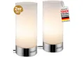 monzana Nachttischlampe 2er Set Golau, Nachttischlampe, 2er Set LED Touch Dimmbar Schlafzimmer Wohnzimmer Tischlampe Leuchte