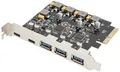 Digitus DS-30222 5 Port PCI-Express Karte PCIe