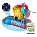 CLEANmaxx Milben-Handstaubsauger mit UV-C-Licht 450W grau/rot