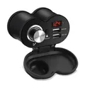 Bordsteckdose Motorrad Tourtecs ZA1 + Zigarettenanzünder + dual USB-Port