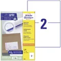 Avery-Zweckform 3655 Universal-Etiketten 210 x 148mm Papier Weiß 200 St. Permanent haftend Tintenstrahldrucker, Laserdrucker