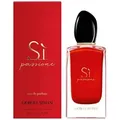 Giorgio Armani Sì Passione, Frauen, 100 ml, Nicht nachfüllbare Flasche, Schwarze Johannisbeere, Birne, Jasmin, Rose, Zedernholz, Vanille