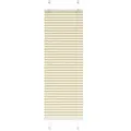 vidaXL Plissee Creme 45x100 cm Stoffbreite 44,4 cm Polyester