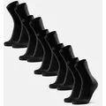 MERINO CREW SOCKEN - 5-Pack - Schwarz - 39-42
