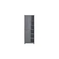 SoBuy Badezimmer-Hochschrank mit 1 Schublade Dunkelgrau 60x38x170cm Funktional