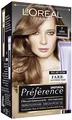 L'Oréal Paris Permanente Haarfarbe, Haarfärbeset mit Coloration und Farbglanz-Pflegebalsam, Préférence, 7 Natur Mittelblond (Vienna)