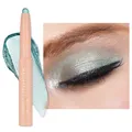 Lidschatten Grün Wasserdicht, Drehbarer LidschattenStift Hält 24 Stunden+, Me...
