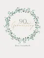 Gästebuch 90 Geburtstag: Buch zum Eintragen für Glückwünsche und die schönsten Fotos der Gäste I Geschenk für Frau oder Mann I Geschenkidee 90. Geburtstag