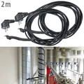 2er-Set Frostschutzkabel mit Thermostat, 2 m Heizkabel, 30 Watt, IPX7