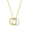 Joop! Kette mit Anhänger 925 Sterling Silber Damen Halsschmuck, 60 cm, Gold, Kommt in Schmuck Geschenk Box, 2033960