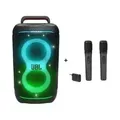 JBL Set - mit tragbarem Partylautsprecher PartyBox 520 + PartyBox Wireless Microphone Set