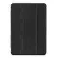 Flip case für Samsung Galaxy Tab A9+ (11") bis 27,9 cm (11") Fallbeständigkeit, Kratzresistent, Splitterfrei, Schockresistent mit Magnetverschluss (Schwarz, Transparent) 222058 Extreme Protect