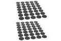 ECENCE Magnet 70x Magnet-Plättchen Ø18x2mm selbstklebend (70-St)