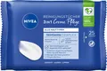 NIVEA 3IN1 Creme Pflege feuchte Reinigungstücher 25 St.