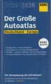 ADAC - Der große Autoatlas 2025 / 2026 Deutschland / Europa - Straßenatlas Karte