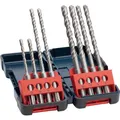 Bosch Professional Zubehör 8-teiliges Hammerbohrerset SDS plus-3, Tough Box, 5-10 mm (6,0, 8,0) (2607019903)