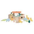 Klassiker World World Wooden Noahs Ark Boot Bouwset mit Tieren, 1