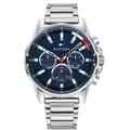 Tommy Hilfiger für Herren. 1791788 Silberne Freimaureruhr (OSFA), Lässig, Armbänder, Rostfreier Stahl