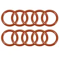 10pcs Silikon O-Ring 19mmx14,2mmx2,4mm VMQ Dichtring Dichtungsring Dichtung rot