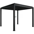 JUSKYS Pergola / Lamellendach Tahiti (3 x 3 m, Anthrazit)
