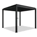 Juskys Pergola/, Anthrazit, Metall, 300x240x300 cm, Sonnen- & Sichtschutz, Pavillons & Pergolas, Pergolas