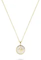 Guido Maria Kretschmer Damen-Kette 925er Silber Zirkonia One Size, Gelbgold 32030283