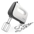 Philips Handmixer 5000 Series, 5 Geschwindigkeitsstufen + Turbofunktion, 450 W, Grau (HR3741/00) - Weiß