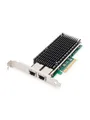 DIGITUS - network adapter - PCIe - 10 Gigabit Ethernet x 2