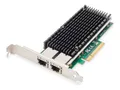 DIGITUS Netzwerkkarte 10Gbps Dual Port Ethernet RJ45 Intel X540 - Netzwerkkarte - 10.000 Mbps