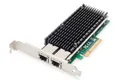 4016032484950 Digitus 2 Port 10 Gigabit Ethernet Netzwerkkarte, RJ45, PCI Expres