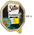 44 x 85 g SHEBA Schale Classics in Pastete (€ 12,82/kg) mit Kalb und Huhn