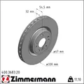 Zimmermann 400.3683.20 Bremsscheibe für MERCEDES BENZ M KLASSE GLE W166 C292