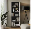 Vicco Bücherregal Eliza, Grau, 60 x 180 cm mit 5 Fächern, 1-tlg.