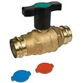 Le Sanitaire - Giacomini Kugelhahn 22mm R851vy Mit Pressanschluss Und Flügelgriff