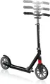 GLOBBER NL 205 – Tretroller, 205 mm, ABEC 9, höhenverstellbar, Frontfederung, Klappmechanismus, schwarz-grau